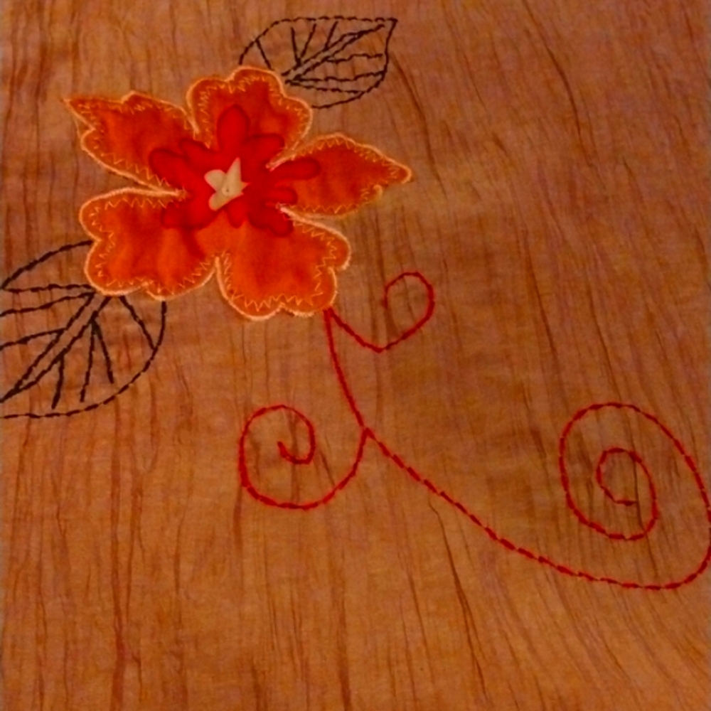 Fall Embroidered Button Down Shirt - Picture 8 of 8